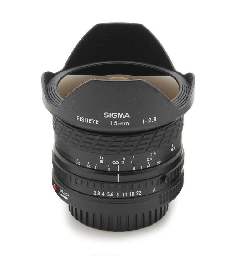 Objectif Fisheye Sigma 15 Mm F2.8 EX DG - Monture Canon - Angle 180° Pour Photo Créative